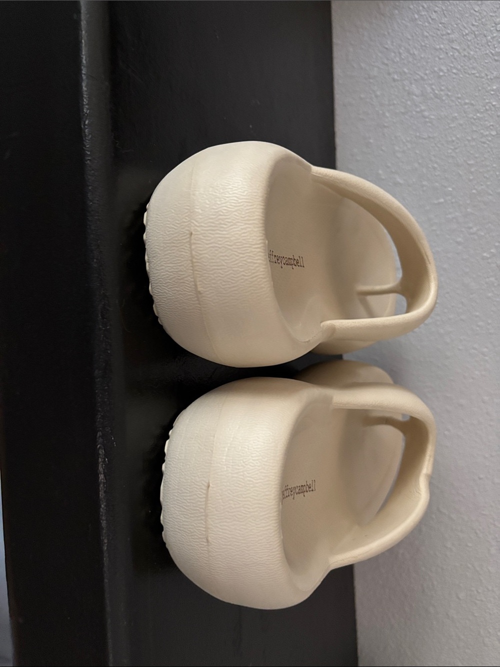 Jeffrey Campbell Cream Platform Thong Sandals - Picture 4 of 6